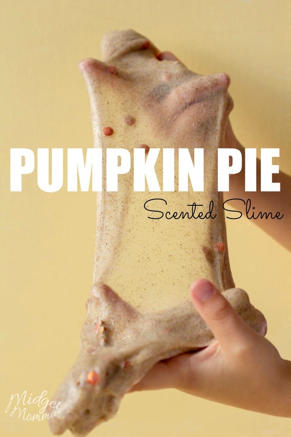 Everyone in your house is going to LOVE this Pumpkin Pie Slime! This Easy Slime Recipe is so much fun to make! #Slime #Pumpkin #Pumpkincraft #PumpkimSpice #SlimeRecipe #EasySlime #FallSlime #ScentedSlime