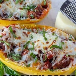 Chicken Parmesan Spaghetti Squash