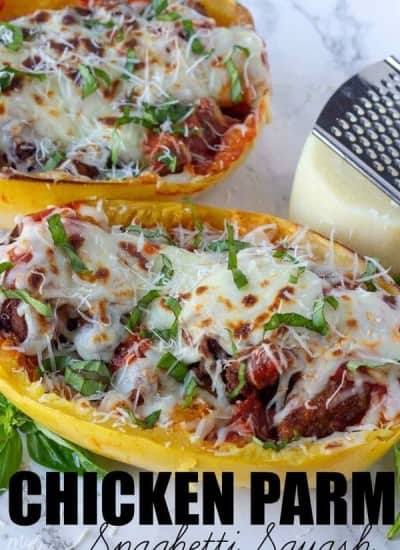 Chicken Parmesan Spaghetti Squash