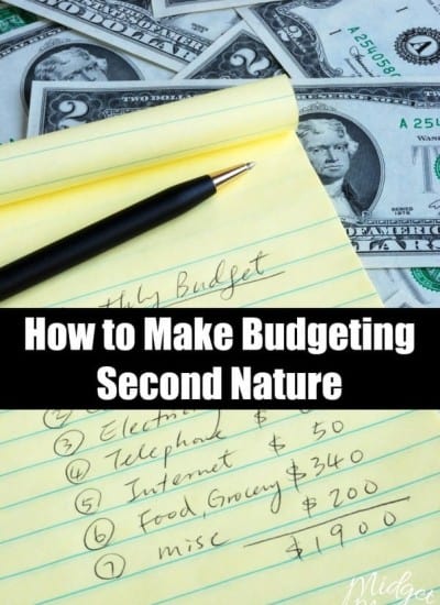 How to Make Budgeting Second Nature