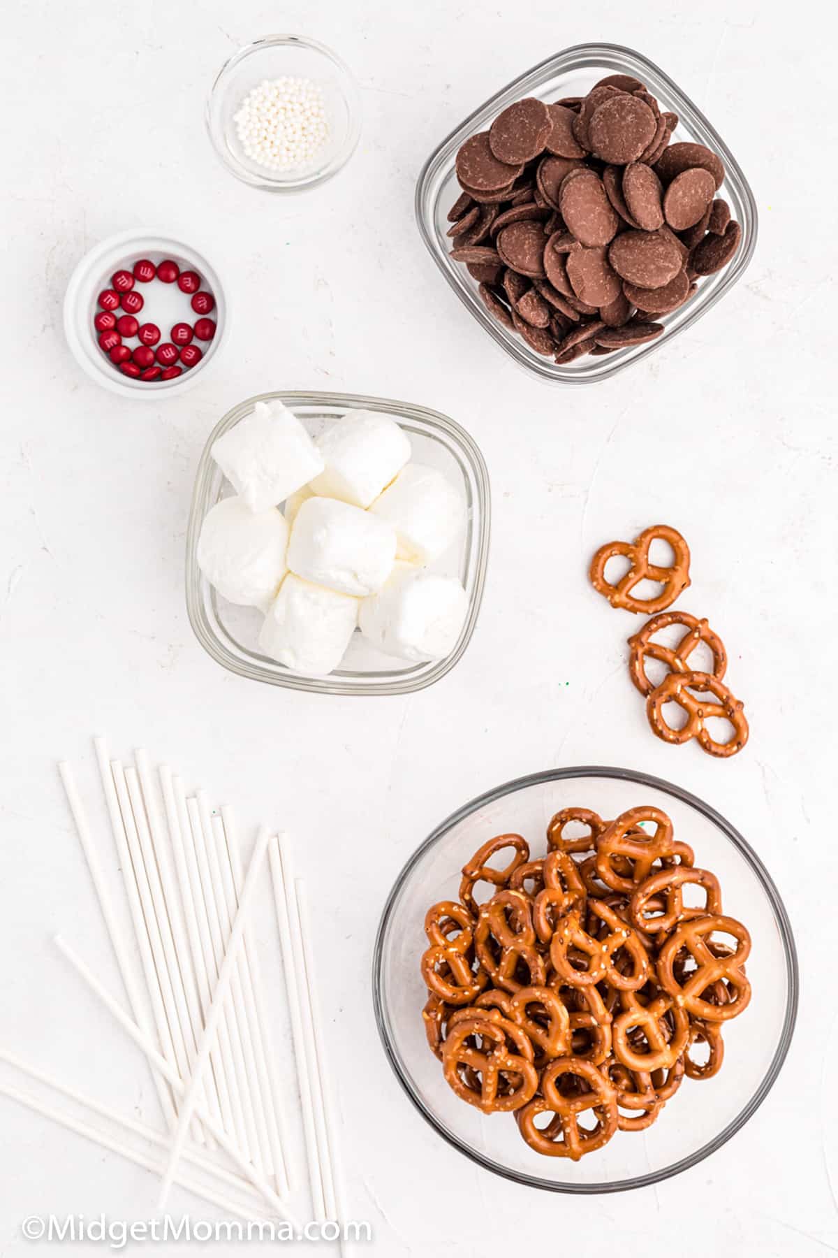 Reindeer Marshmallow Pops ingredients