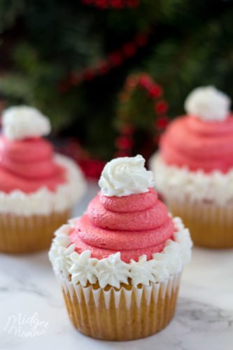 Santa Hat Cupcake