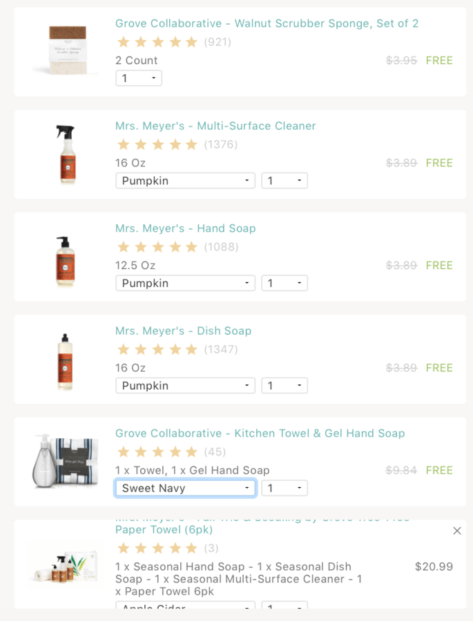 FREE Mrs. Meyers Gift Set! Includes FALL SCENTS! • MidgetMomma