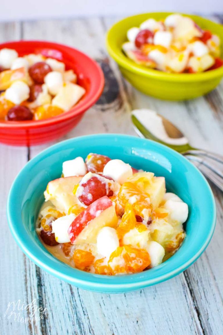 Easy Fruit Salad With Marshmallows Recipe MidgetMomma easy-fruit-salad-with-marshmallows-recipe-midgetmomma