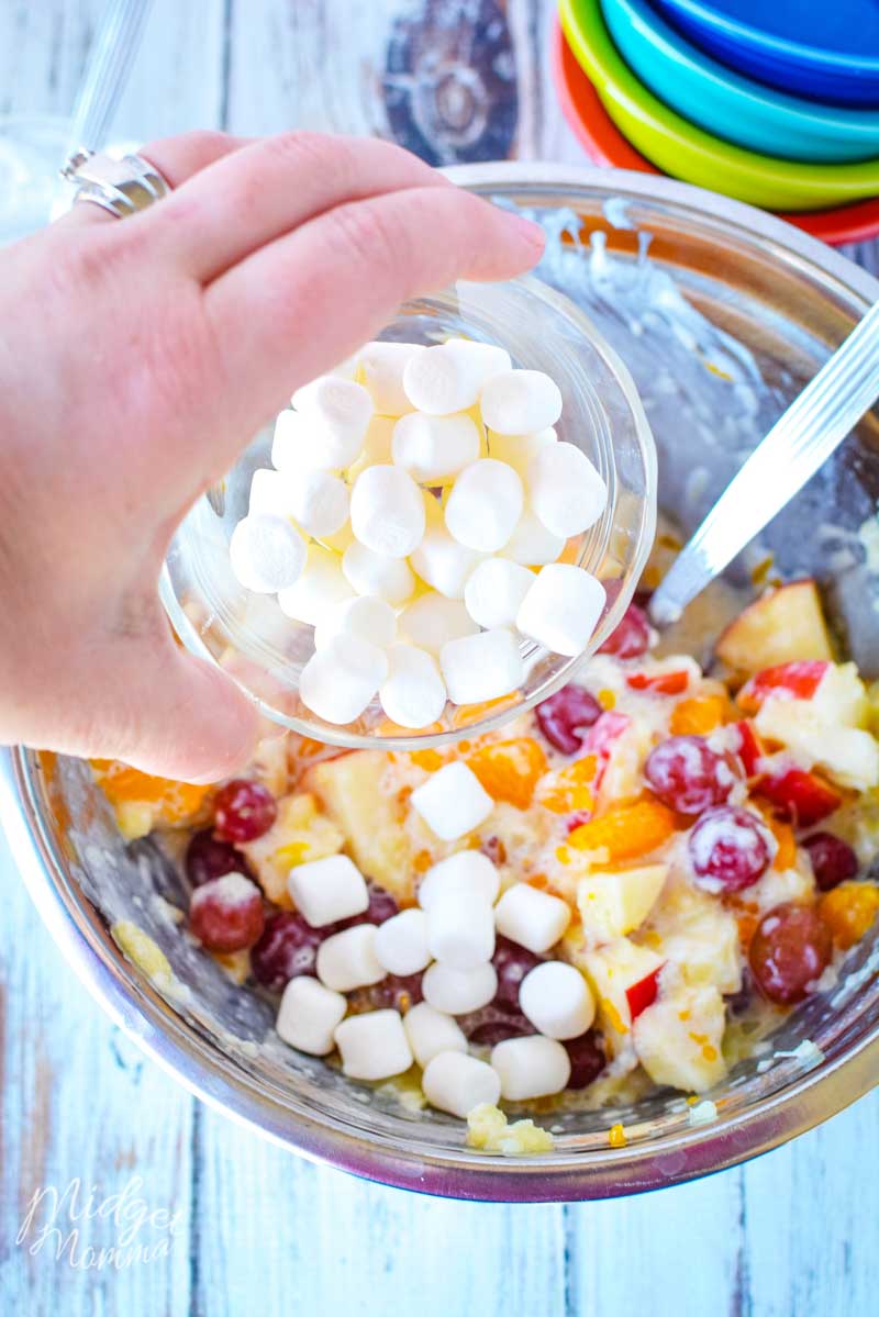 Easy Fruit Salad With Marshmallows Recipe MidgetMomma Easy Fruit Salad With Marshmallows Recipe MidgetMomma