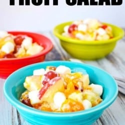 If you are looking for an amazing fruit salad recipe then you are going to love this easy fruit salad recipe. This fruit salad is mostly healthy and made with greek yogurt. This creamy fruit salad is perfect for BBQs, lunches and more! #Fruit #FruitSalad #CreamyFruitSalad #EasyFruitSalad #GreekYogurt