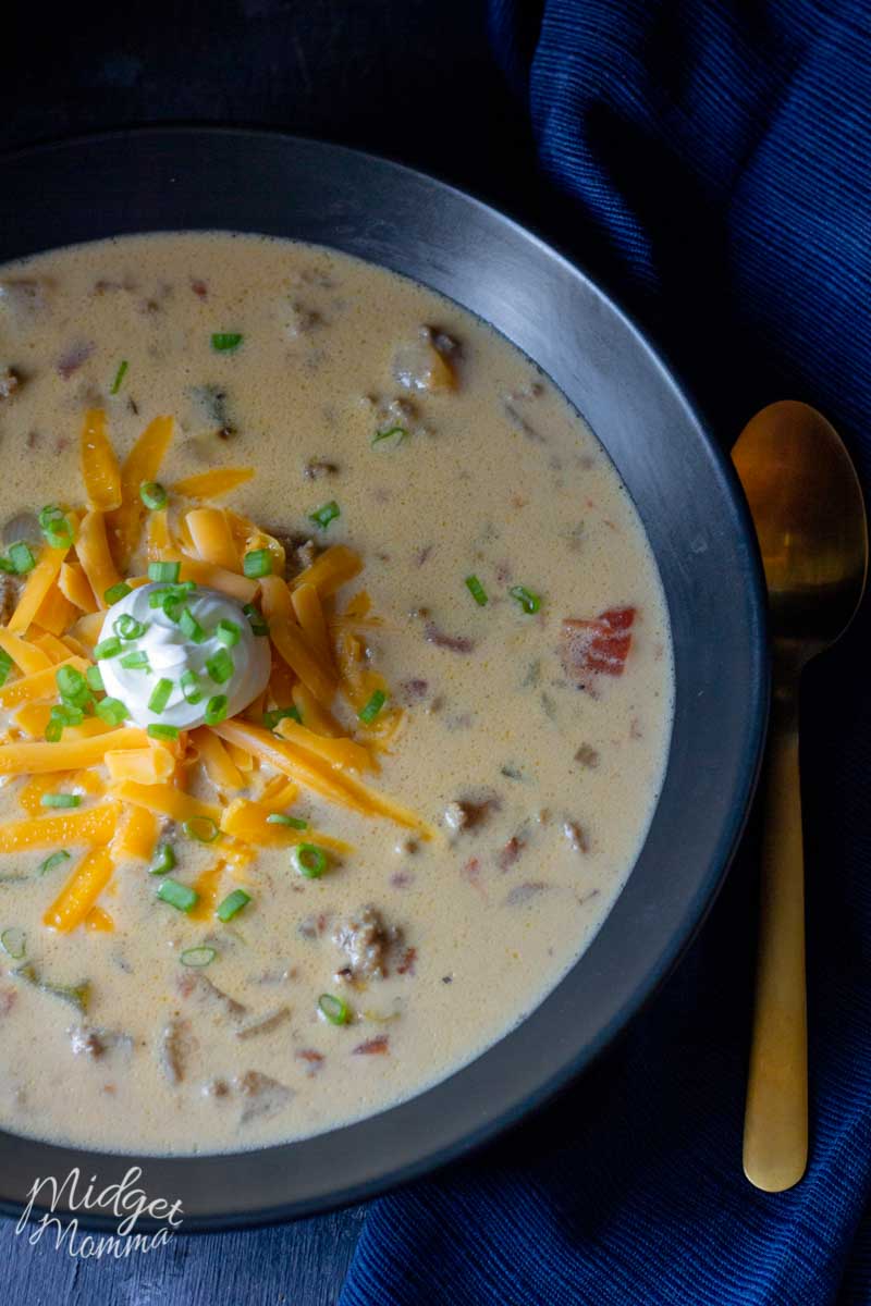 Cheeseburger Soup