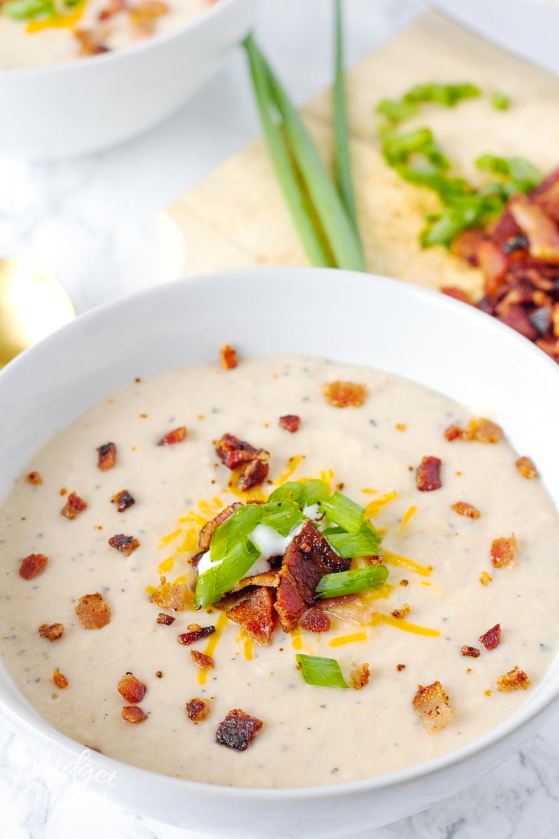 Bacon Cauliflower Soup