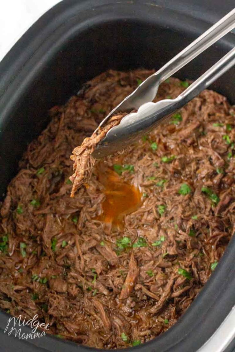Crockpot Barbacoa (JUST Like Chipotle) • MidgetMomma