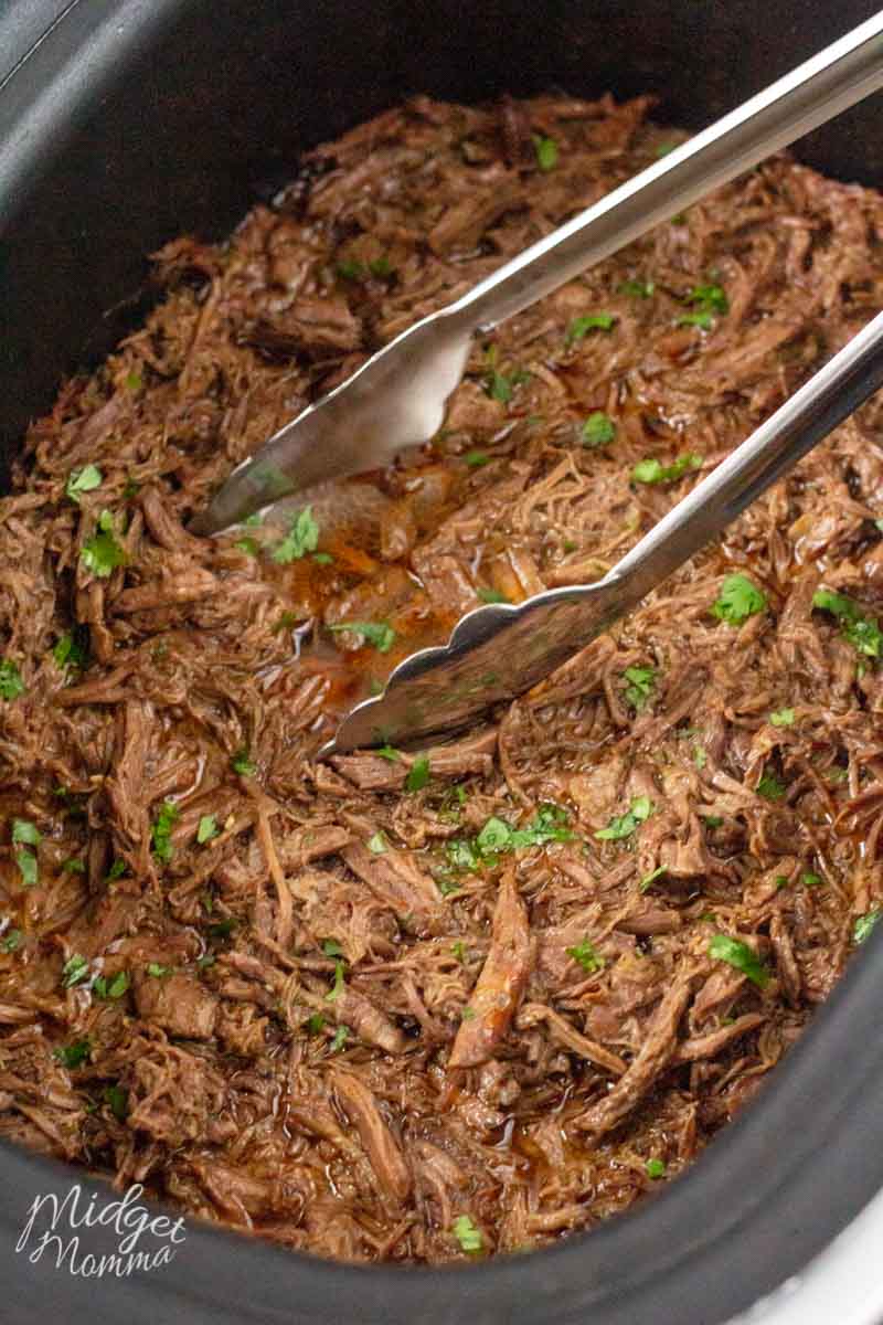 Crock-pot Barbacoa in a crockpot