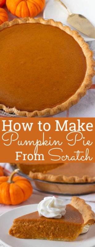The BEST Homemade Pumpkin Pie! Make Pumpkin Pie from Scratch!