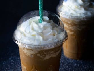 Keto Salted Caramel Frappuccino