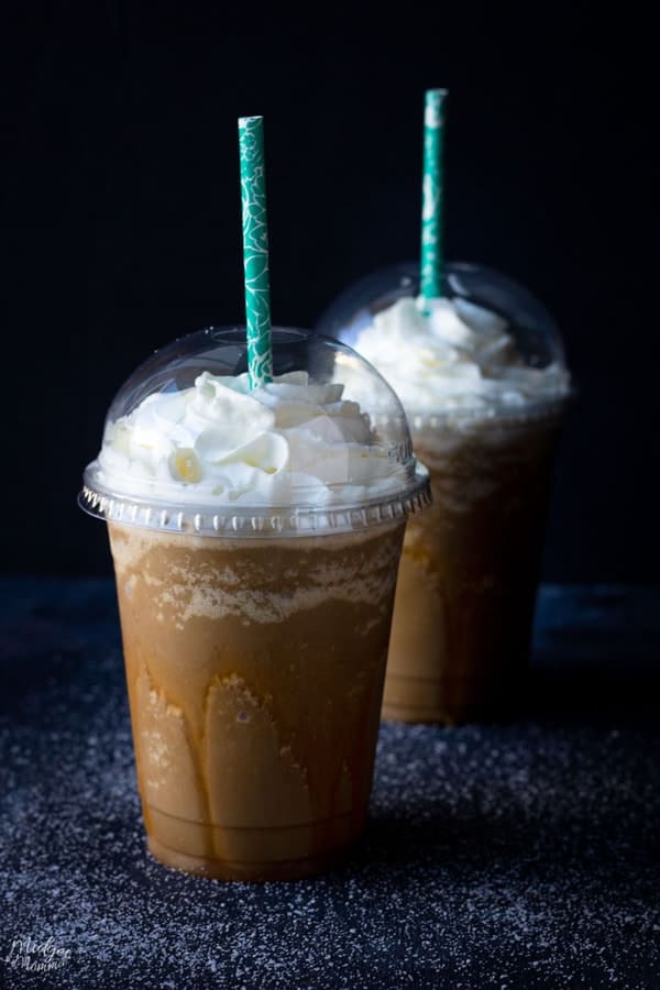 Keto Salted Caramel Frappuccino