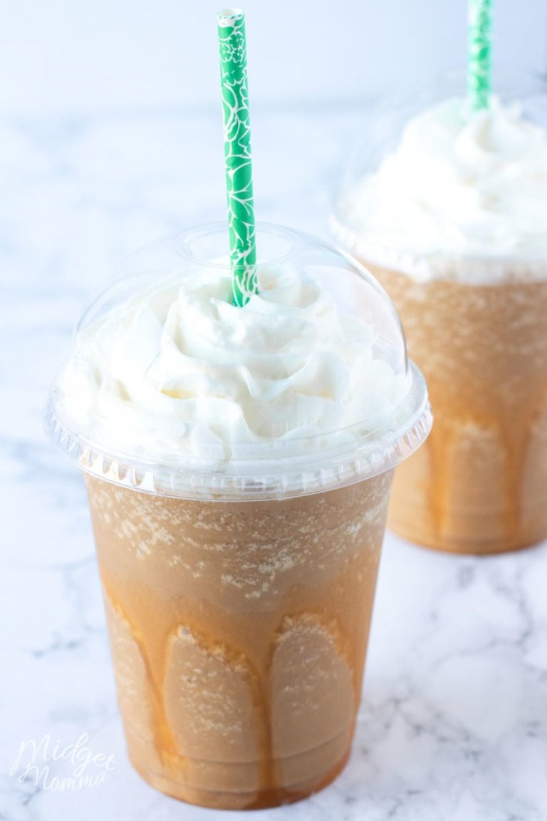 Low Carb Sugar Free Caramel Frappuccino (Keto Friendly too!)