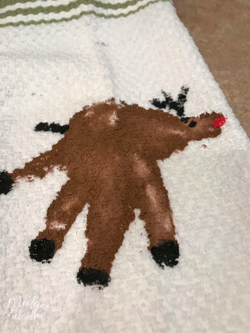 Rudolph handprint craft