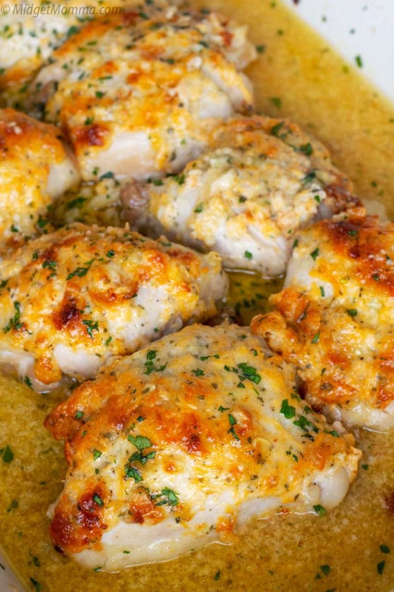 Cheddar Ranch Chicken Thighs • MidgetMomma