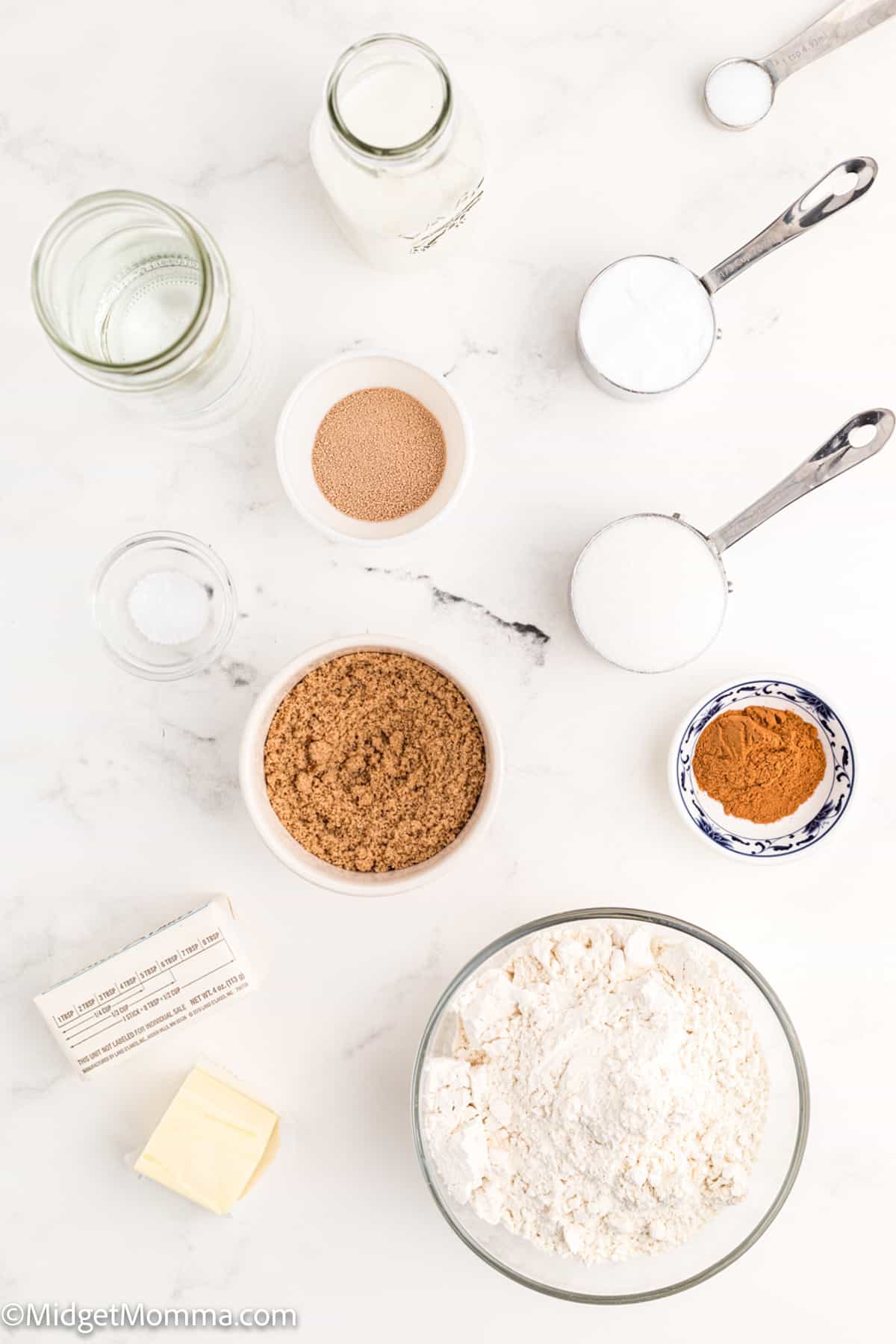 Cinnamon Sugar Pretzel Bites ingredients