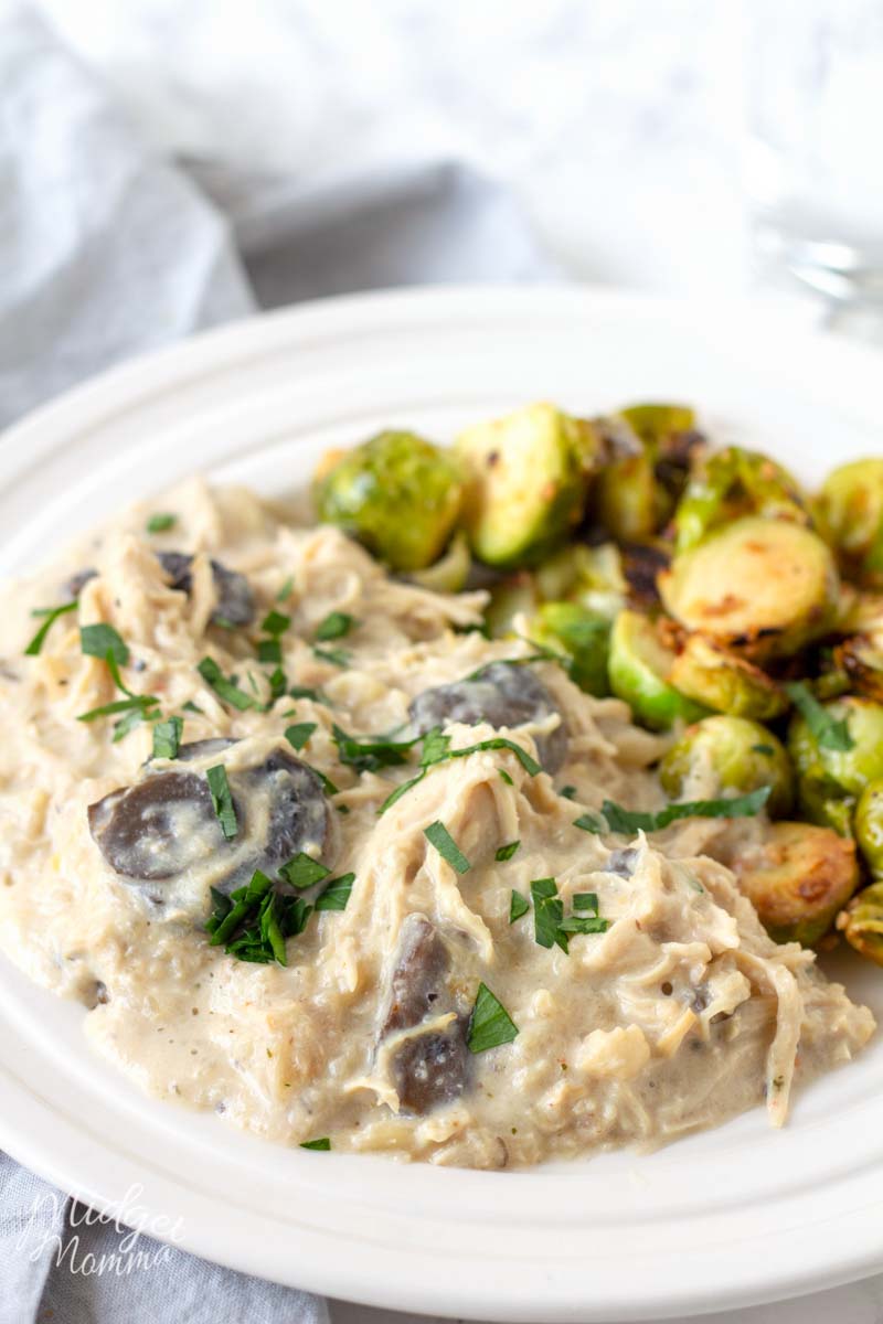 Creamy Crock-pot Italian Chicken and Cauliflower