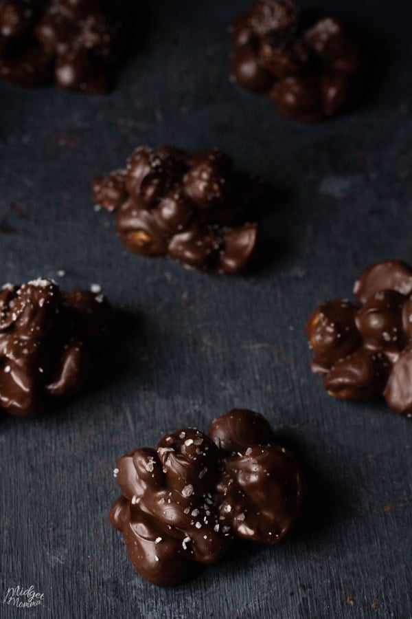 Keto and Low Carb Chocolate Macadamia nut clusters-2