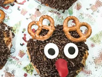 Reindeer Cinnamon Roll