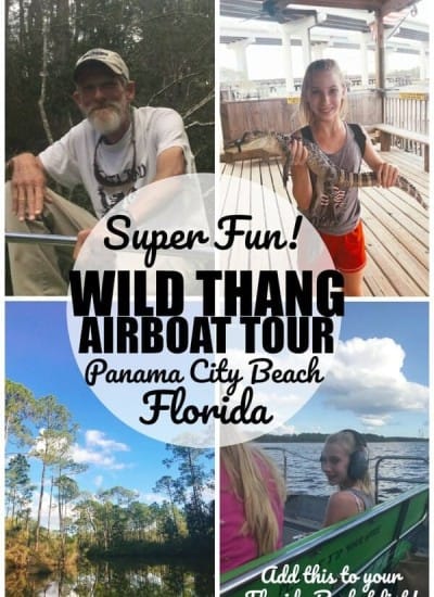 Airboat Tour in Florida with Wild Thang Airboat tour in panama city beach florida