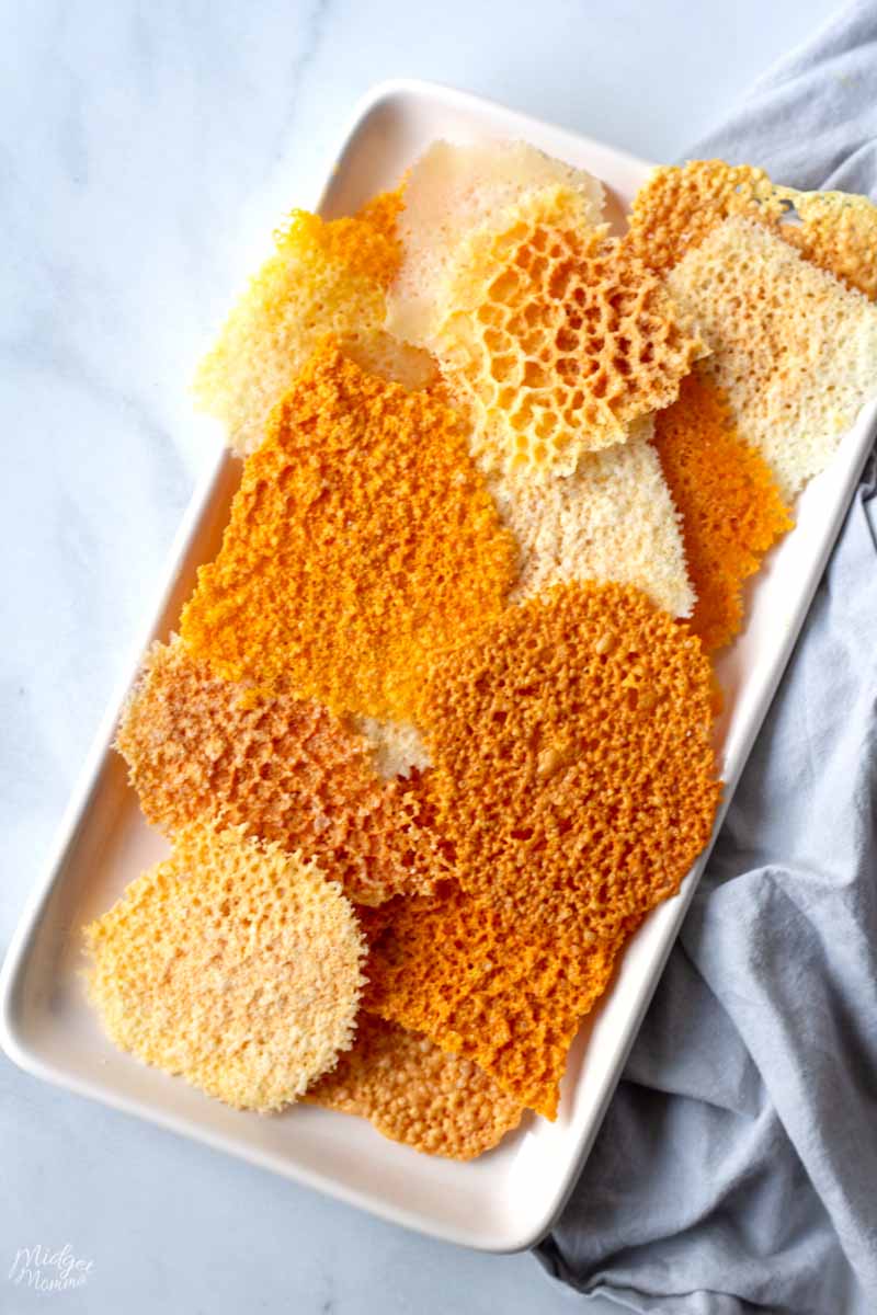 Keto Cheese Chips Made in the Microwave \u2022 MidgetMomma