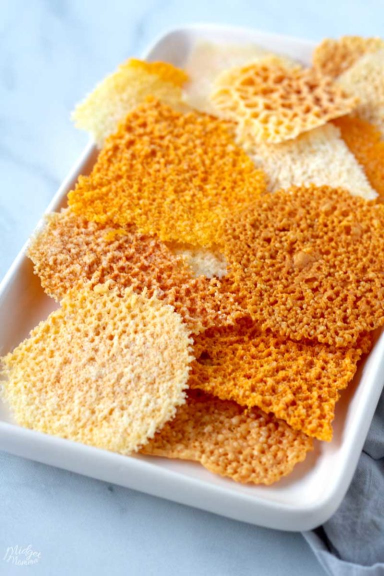 Keto Cheese Chips Made in the Microwave • MidgetMomma