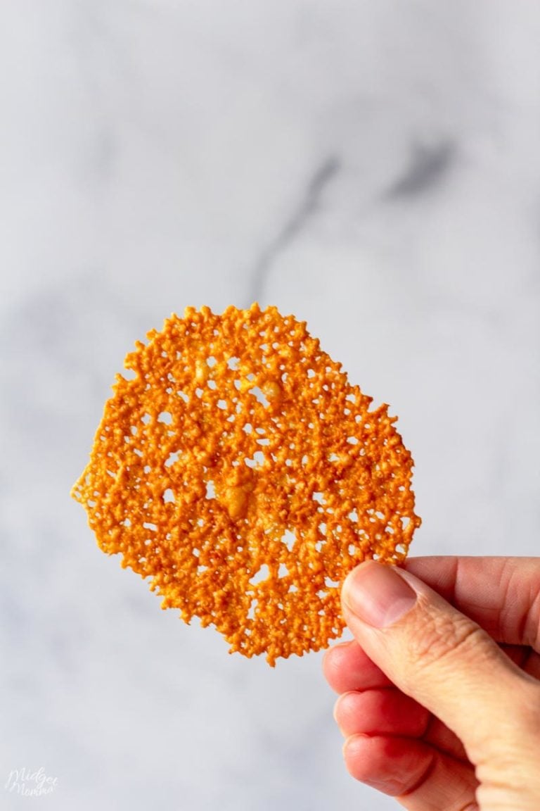 Keto Cheese Chips Made in the Microwave • MidgetMomma