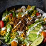 The Best Low Carb Ground Beef Taco Salad • MidgetMomma