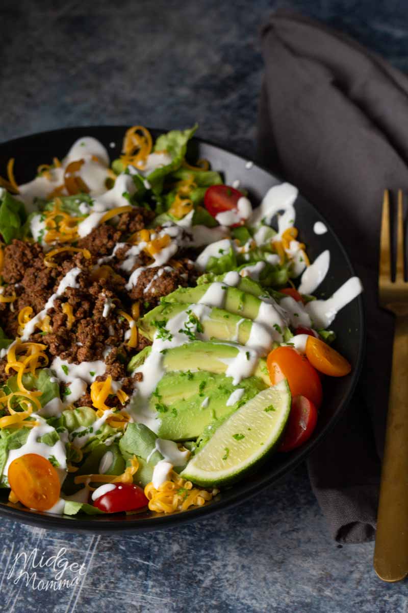 low carb taco salad