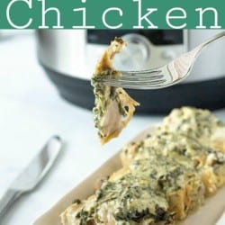 Spinach Artichoke Instant Pot Chicken Thighs. If you are looking for an amazing instant pot chicken recipe, that the whole family will love then you have to make this amazing Spinach Artichoke Instant Pot Chicken Thighs! Plus this tasty chicken recipe is also low carb and keto friendly!
