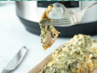 Spinach Artichoke Instant Pot Chicken Thighs. If you are looking for an amazing instant pot chicken recipe, that the whole family will love then you have to make this amazing Spinach Artichoke Instant Pot Chicken Thighs! Plus this tasty chicken recipe is also low carb and keto friendly!