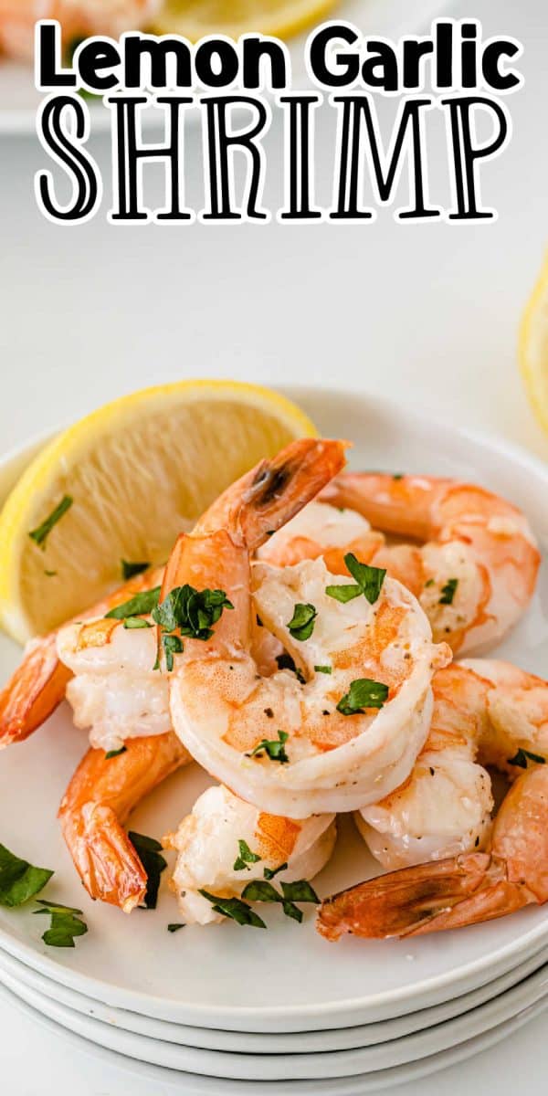 Baked Lemon Garlic Shrimp Recipe • MidgetMomma