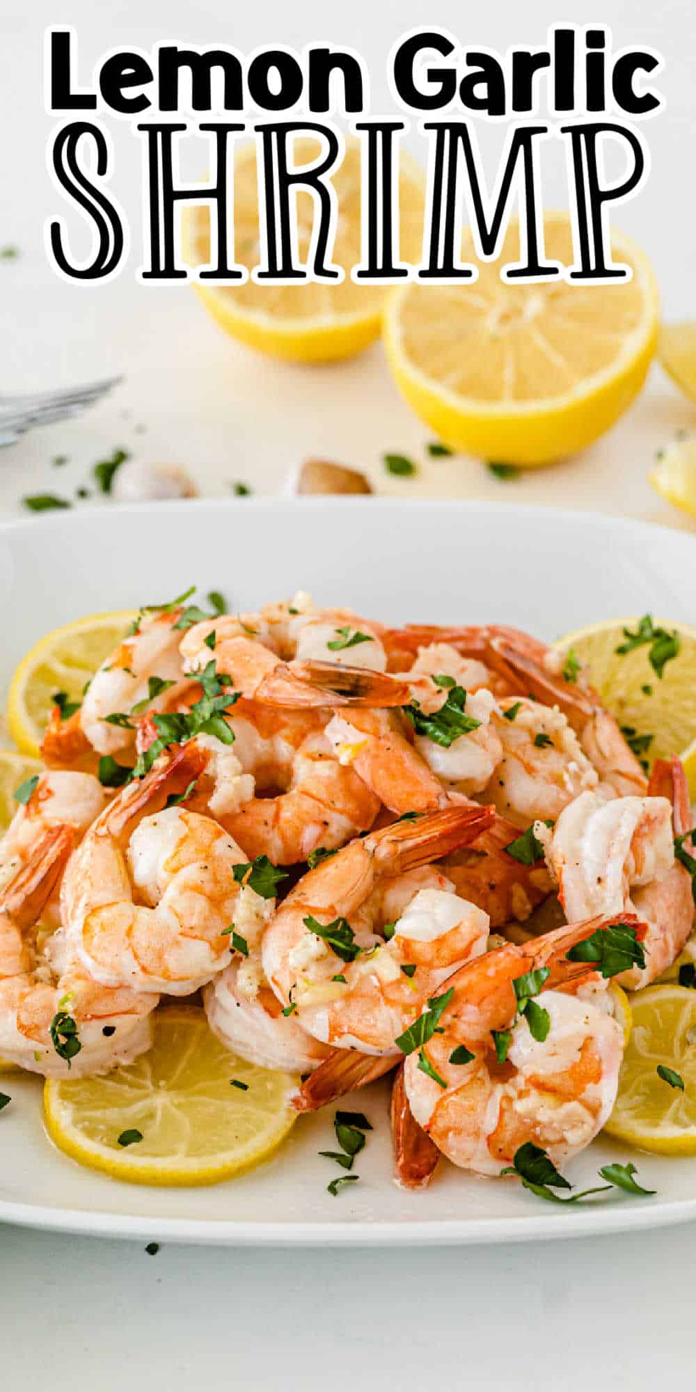 Baked Lemon Garlic Shrimp Recipe • MidgetMomma
