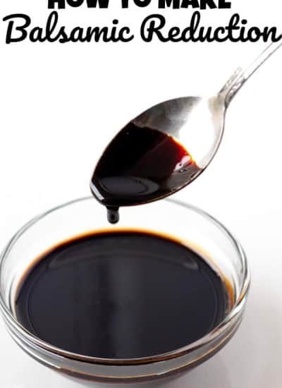 Balsamic Reduction recipe