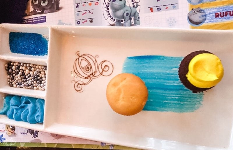 Cinderella's Royal Table kids dessert