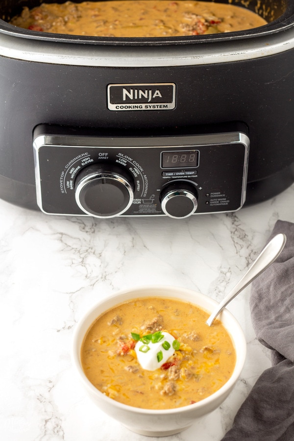 Crockpot Cheeseburger Soup