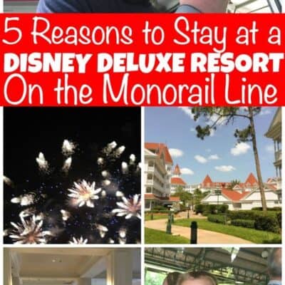 Disney deluxe resort on monorail line