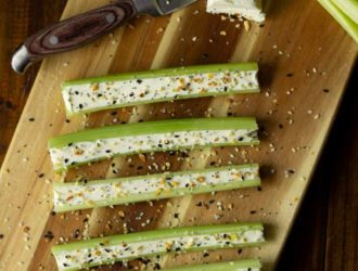 Everything Bagel Celery Snack