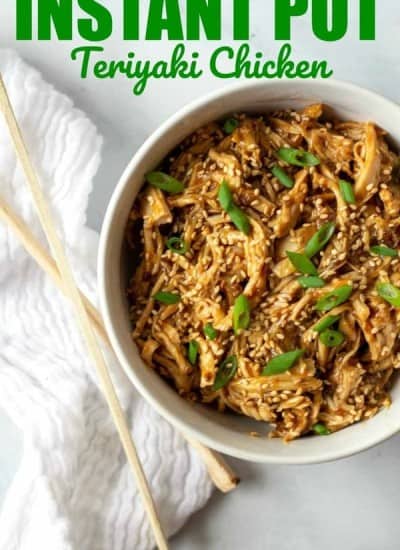 Instant Pot Teriyaki Chicken