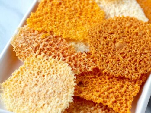 Microwave Keto Cheese Chips