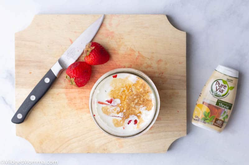 Keto Mason Jar Ice Cream - Vanilla, Chocolate and Strawberry - Hey