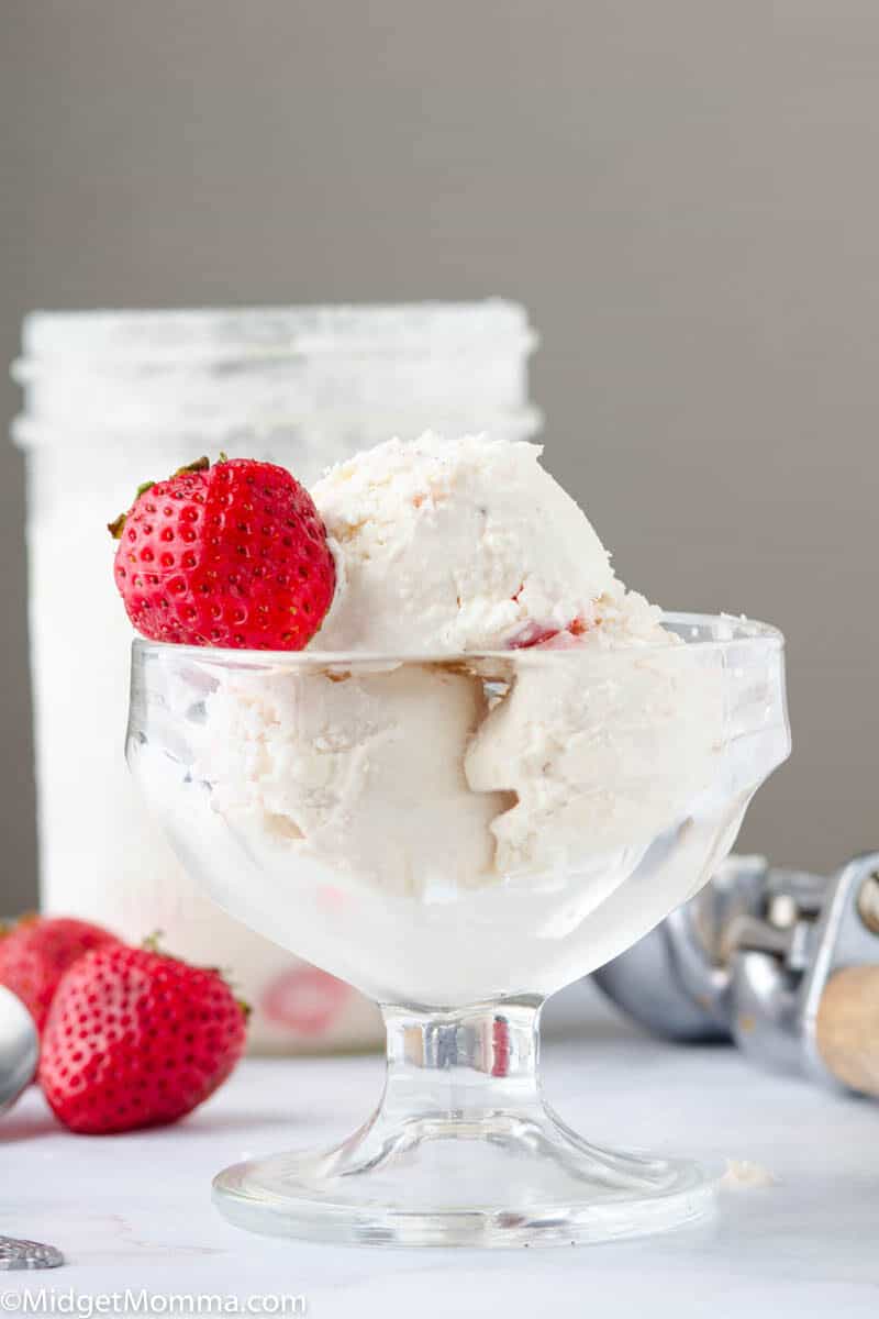Strawberry Keto Ice Cream