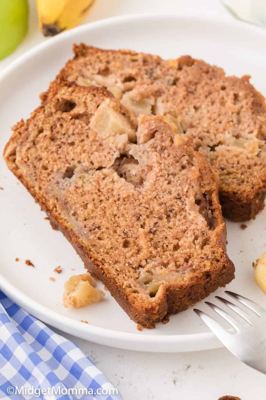 Amazing Banana Apple Bread • MidgetMomma