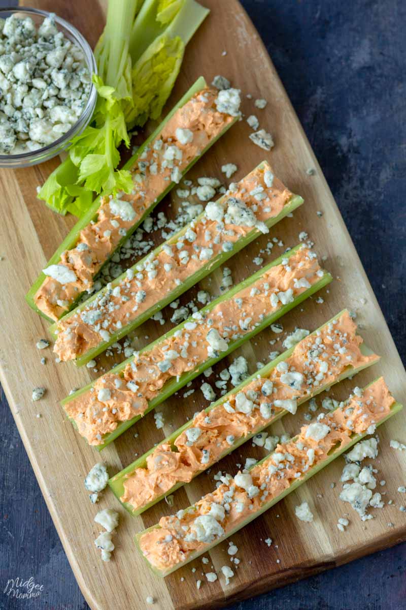 Buffalo Chicken Celery Sticks