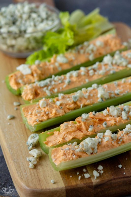 Buffalo Chicken Celery Sticks
