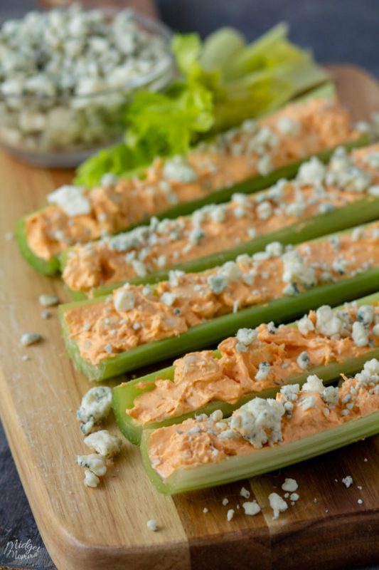 Buffalo Chicken Celery Sticks