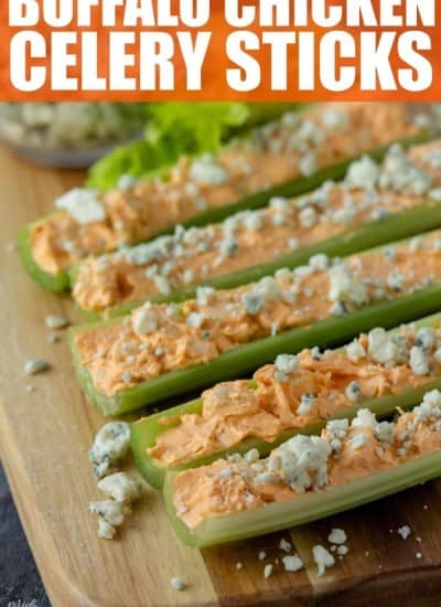 Buffalo Chicken Celery Sticks