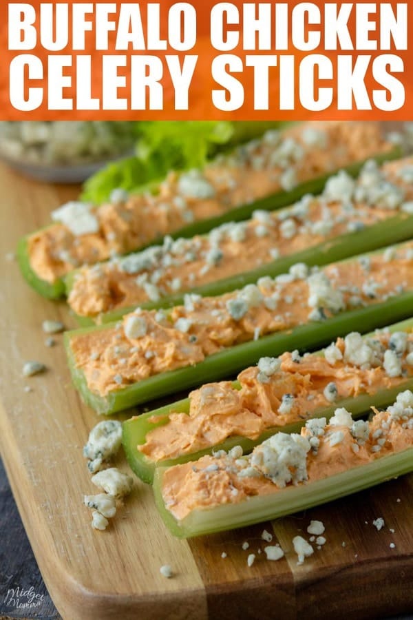 Buffalo Chicken Celery Sticks