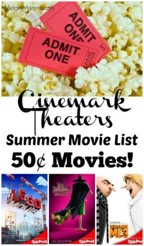 Cinemark Summer Movies
